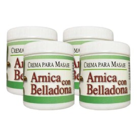 Pomada Arnica Con Belladona Pack De 4 Piezas Neutra