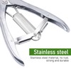 Stainless Steel Castration Tongs with 200 Rubber Rings, Flexible Castration