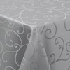 Homaxy Table Cloth Rectangular 130x200 cm, Washable Polyester Jacquard Tablecloth,