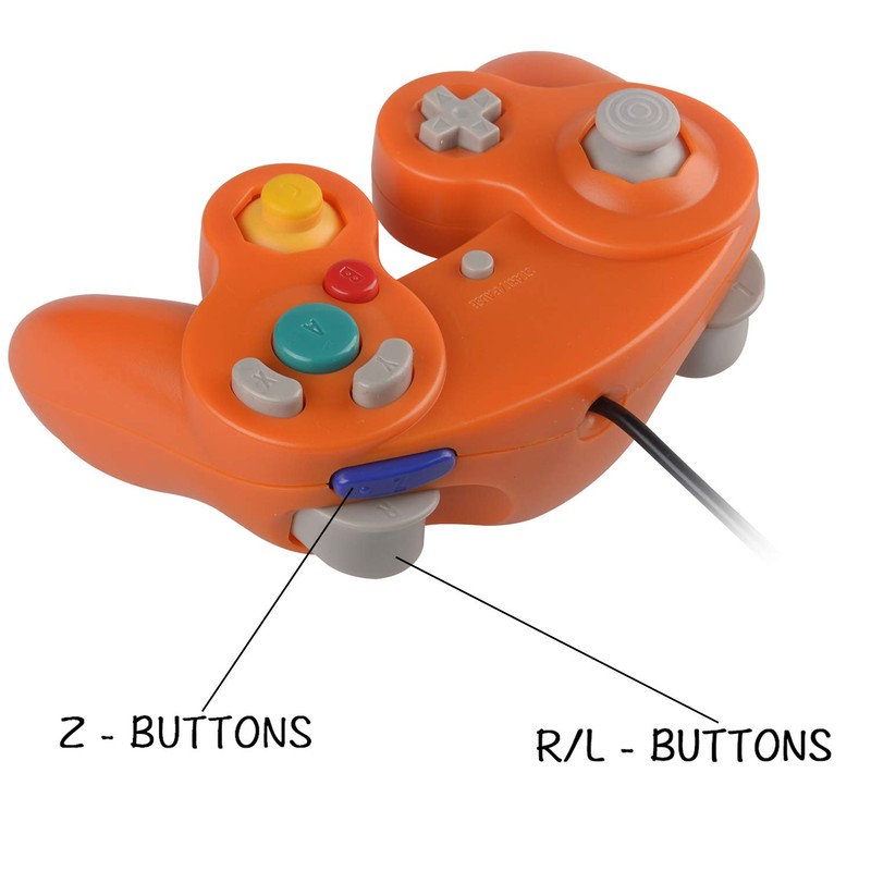 ONE250 2 Pack Classic Shock Joypad Wired Controller, Compatible with