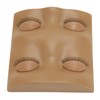 3Pcs Eyelash Practice Mannequin Head Double Layer Lash Mannequin Head
