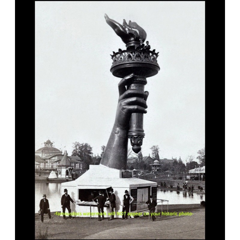 Statue of Liberty Torch PHOTO Not Yet Complete on tour