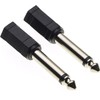Professional Converter Adapter 6.35mm 1/4 Inch Male Mono Plug to