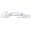sourcing map Keyhole Hanging Plate, 49mm x 13mm Single Hole