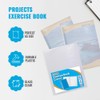 6 Pack 9 X 7 “Clear Exercise Book Covers Strong