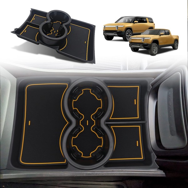 BestEvMod for Rivian R1T R1S Cup Holder Lower Center Console