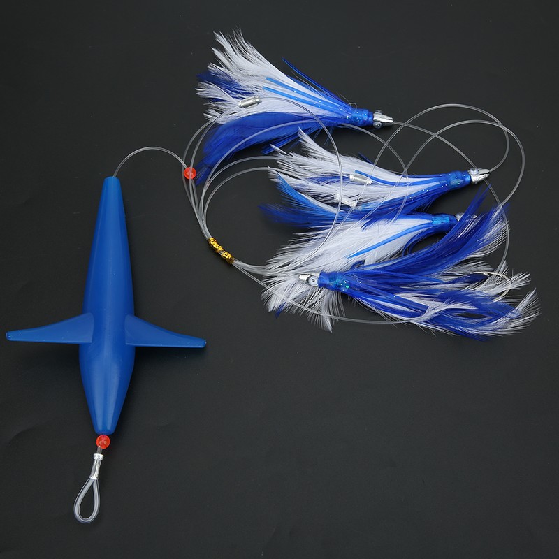 Schwertfisch Feather Tuna Artificial Fishing Lure Tease Accessories for Large