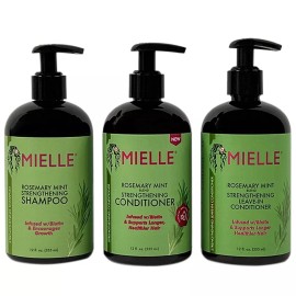 Mielle Rosemary Mint Collection for Curly Hair Infused with Biotin - 7 pcs
