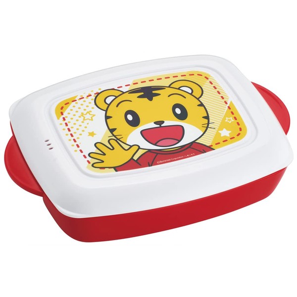 Skater LHM1-A Meal Lunch Box, Eat at Home, M, 21.5 fl oz (640 ml), Lunch Plate, Shimajiro, 22 Made in Japan