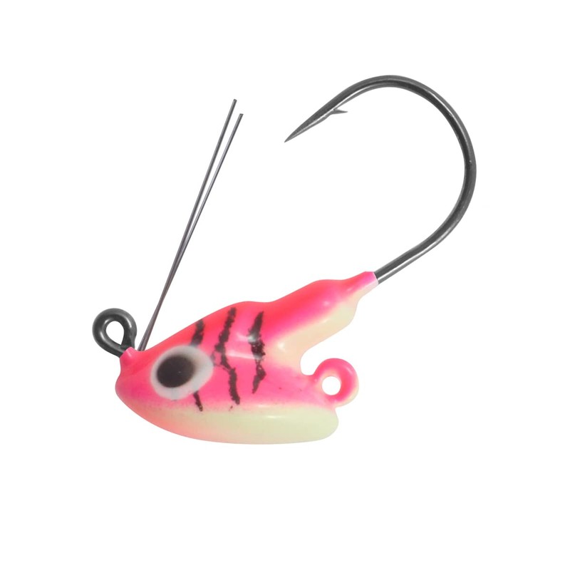 Northland Tackle Weedless Stand Up Fireball Jig, Super-Glo Luminescent, 1/4