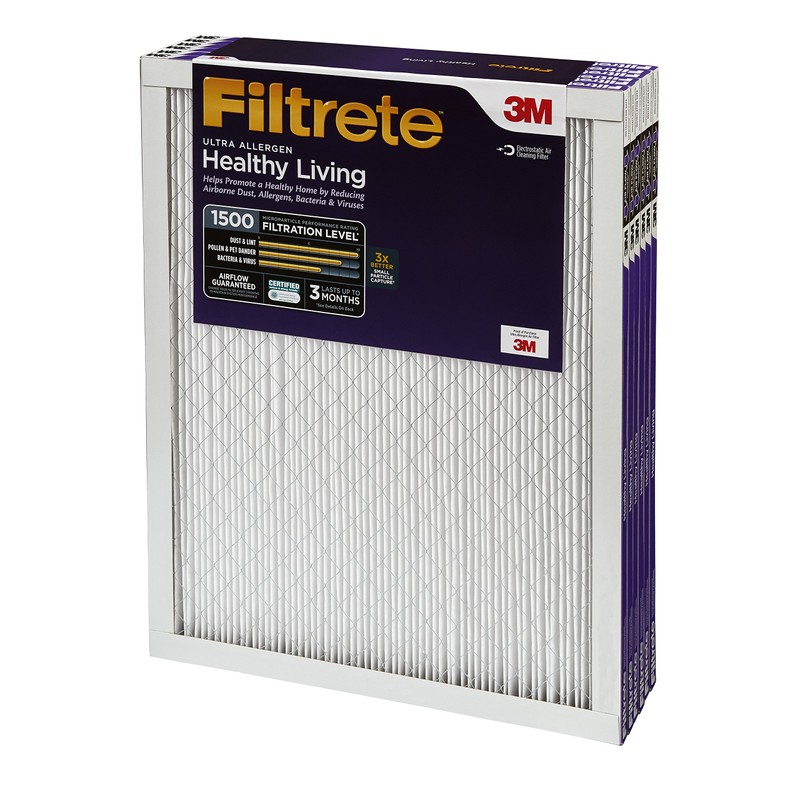 Filtrete Healthy Living Ultra Allergen Reduction AC Furnace Air Filter,