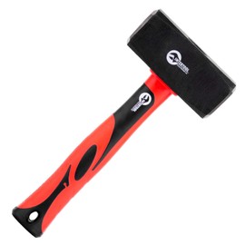 INTERTOOL Mallet Hammer 4.41 lb/2000 g Sledge with Fiberglass Handle HT-0242