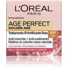 L'Oréal Paris Age Perfect Golden Age facial cream against aging for mature skin, SPF 20, nourishes the skin deep, 50 ml
