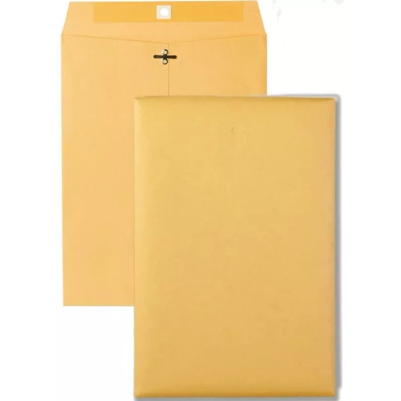 Unbranded ( 15 ) 6x9 Manilla Brown Kraft Clasp Envelopes