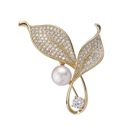 KQHOMEI Brooch, Flower Corsage, Butterfly, Luxury Chest, Mother's Day Brooch, Pin Batch, Women's, Elegant, Female, Sparkle, Tulip, Anniversary Brooch, Pin, Gift Brooch, Corsage, Alloy Steel Rhinestone