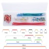 1pcs 830 breadboard+1pcs 400 breadboard+140pcs jumper wire +65pcs jumper wire+1pcs