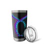 Retro Isopods Bug Vaporwave Stainless Steel Insulated Tumbler