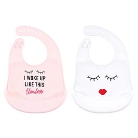 Little Treasure Unisex Baby Silicone Bibs, Flawless, One Size