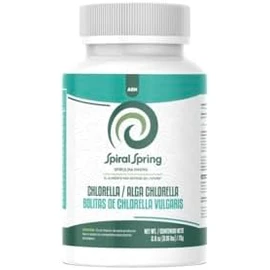 Alga Chlorella 100 Natural en Bolitas, Suplemento Herbal para Salud Digestiva, Frasco con 75 Gramos, Kosher, Libre de Gluten