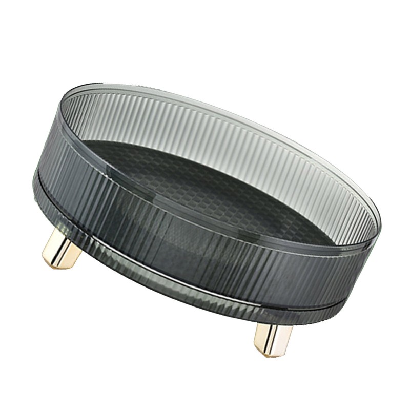 Storage Turntable 360 Degree Rotating Prevent Slip Stylish Organizer Tray