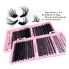 Extensiones De Pestañas Queenice Xz46810-39 D Negro 1.2cm