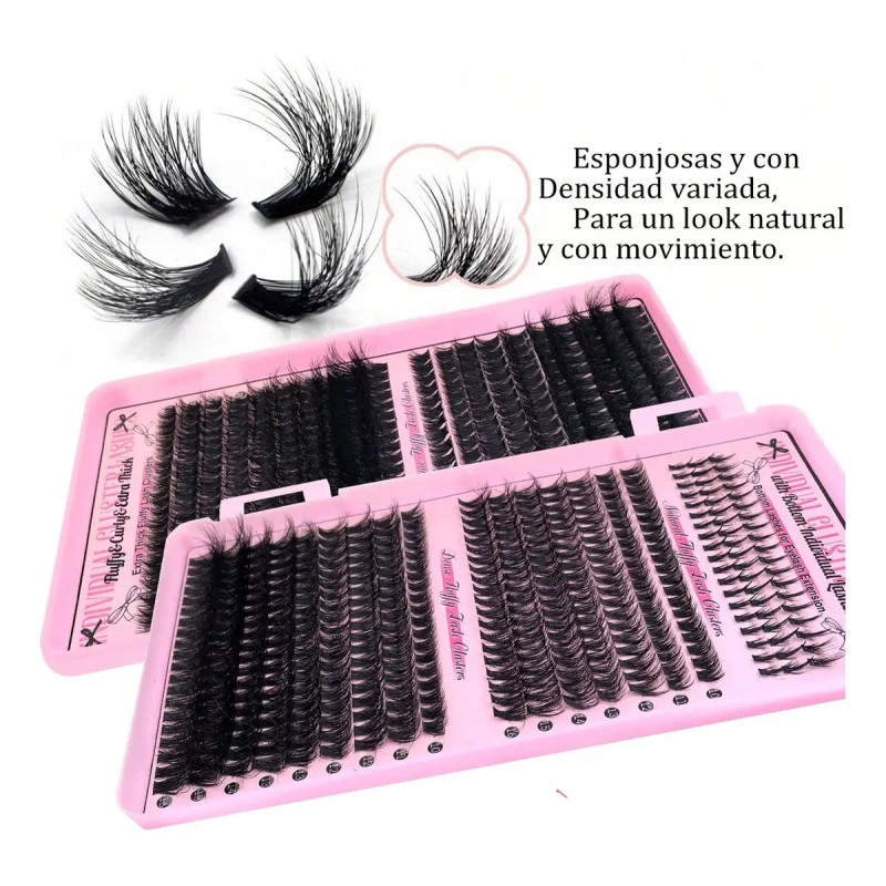Extensiones De Pestañas Queenice Xz46810-39 D Negro 1.2cm