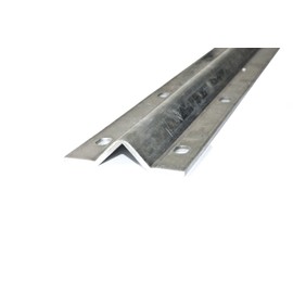 ALEKO VTRACK12FT 12 Feet Galvanized Gate V Track in 2 6 Foot Sections for Sliding Rolling Chain Rack Driveway Gate