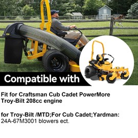 SOFO 208CC 212CC OHV Carburetor for Troy-Bilt Cub Cadet RT65 Tiller 951-12785 751-12785 for Champion 46558 Generator for MTD 170-C0A 170-T0 170-TU and Yard-Man 24A-67M3001 Leaf blower w/Spark Plug