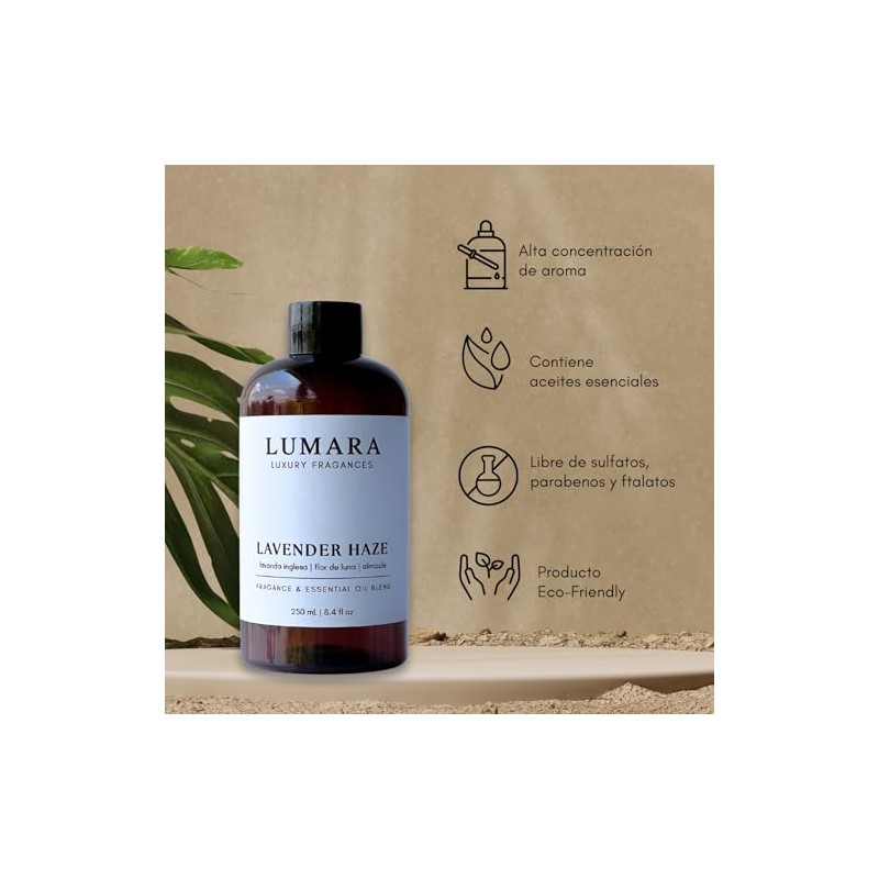 LUMARA | Esencia ambiental para difusor profesional aroma diseñador perfumista
