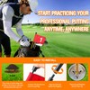 GODCTSUP Golf Flagstick with Hole Cup Set, 3 Feet Portable