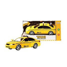 Toi-Toys 24050A Super Yellow Taxi Figurine, Multicolored