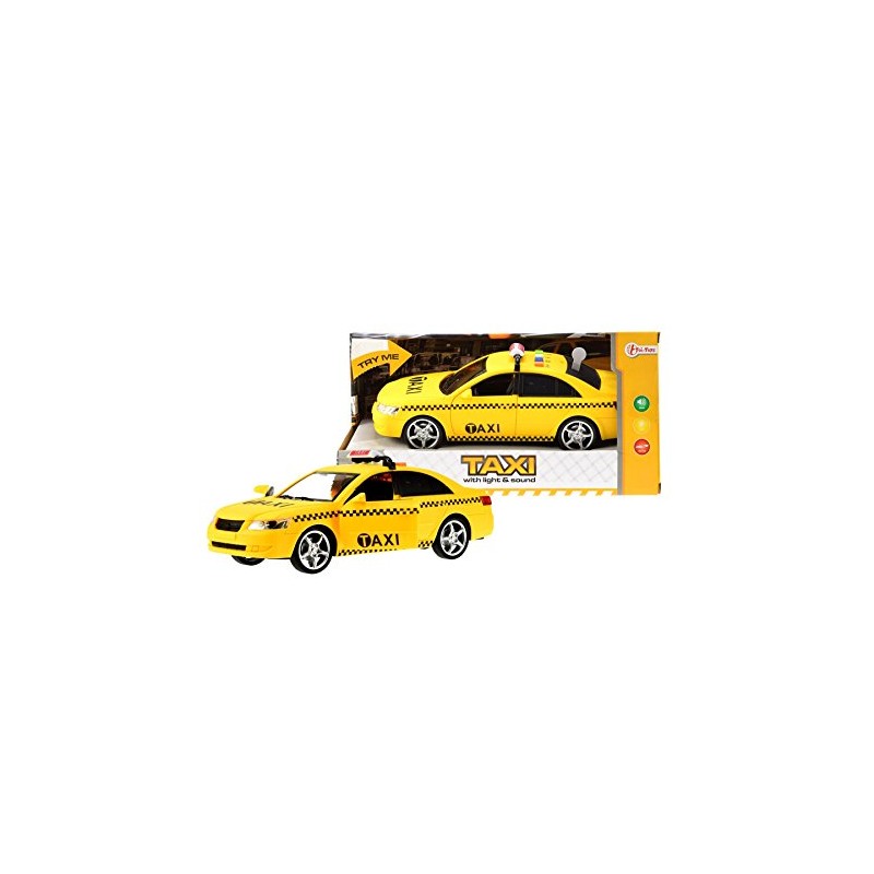 Toi-Toys 24050A Super Yellow Taxi Figurine, Multicolored