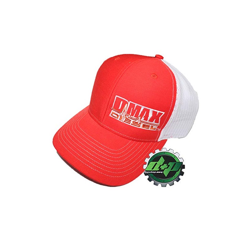 Duramax Richardson Trucker hat Ball Orange White mesh snap Back