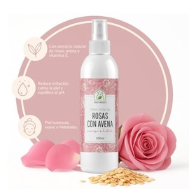 Tónico Facial Hidratante De Rosas Con Avena 500 Ml Productos Mart Mexico