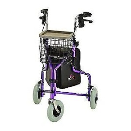 NOVA Traveler 3-Wheel Rolling Walker - Purple - 1 Each / Each - 4900PL