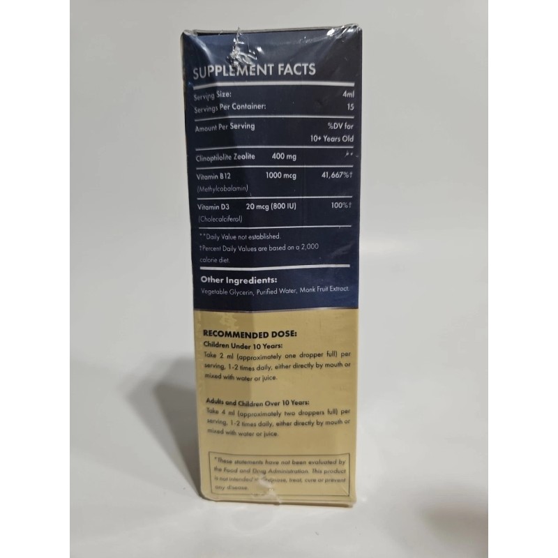 Itharoventis Zeolite Detox 2oz for Kids & Adults Clinoptilolite Exp
