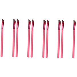 Minkissy 5sets e Eyebrow Brush for Women Angled Concealer Brush Makeup Supplies Cosmetics Tools 2pcs*5