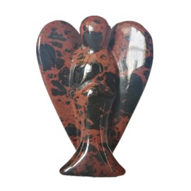 Manekieko Manekieko Golden Swan Healing Crystal Prayer Guardian Angel Statue,48mm Carving Pocket Palm Stone Figurines Decoration