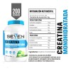 Suplemento Creatina Monohidratada Seven 1 Kg 200 Servicios Limón