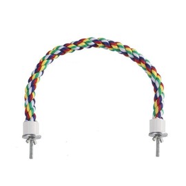 Pet Bird Rope Perches Parrot Colourful Cage Comfy Perch Bungees for Birds Toy AU