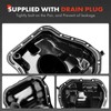 A-Premium Engine Oil Pan Sump with Drain Plug Compatible with
