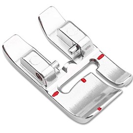 ZIGZAGSTORM 820676096 Prensatelas de punto de cruz de dos niveles para Pfaff Group D,E,J,G,K con máquina de coser IDT 820676096