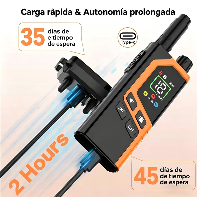 1000m Collar Antiladridos Perro,4 Modos De Entrenamiento