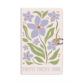 Orange Circle Studio 2024 Flower Market Monthly Planner Trio, Calendar Book with Monthly Views + Self Care Journal + Lined Notebook, Cute, Aesthetic Notebooks for School, Work or Home Us