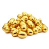 15 Pcs Fillable Golden Eggs Easter Plastic Empty Large DIY