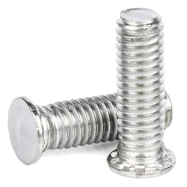 TERF® M5 (5mm) X 10mm Self Clinch Studs Screw M5 X 10mm Steel Clinching Flush Head Studs Screw - Pack of 20