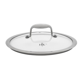 Hell’s Kitchen Tempered Glass 9.5 Inch Pan Lid, Steam Vented, Dishwasher Safe, Oven Safe (9.5")
