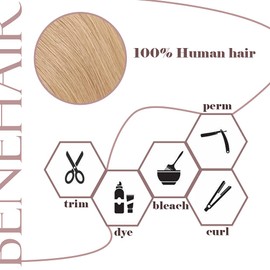 Benehair Clip on Bangs 100% Human Hair Choppy Bangs for Women Clip in Remy Hair Side Fringe 6inch Wispy Bang Hair Extension Cute Lightweight Hairpieces Natural Blonde #24