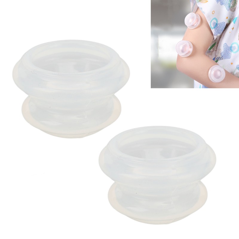10pcs Silicone Cupping Facial Professional Silicone Suction Cups for Cellulite