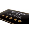 VIP Lounge Embossed Tin Sign 30 x 20 cm Metal
